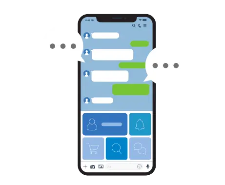 LINEでコミュニケーション